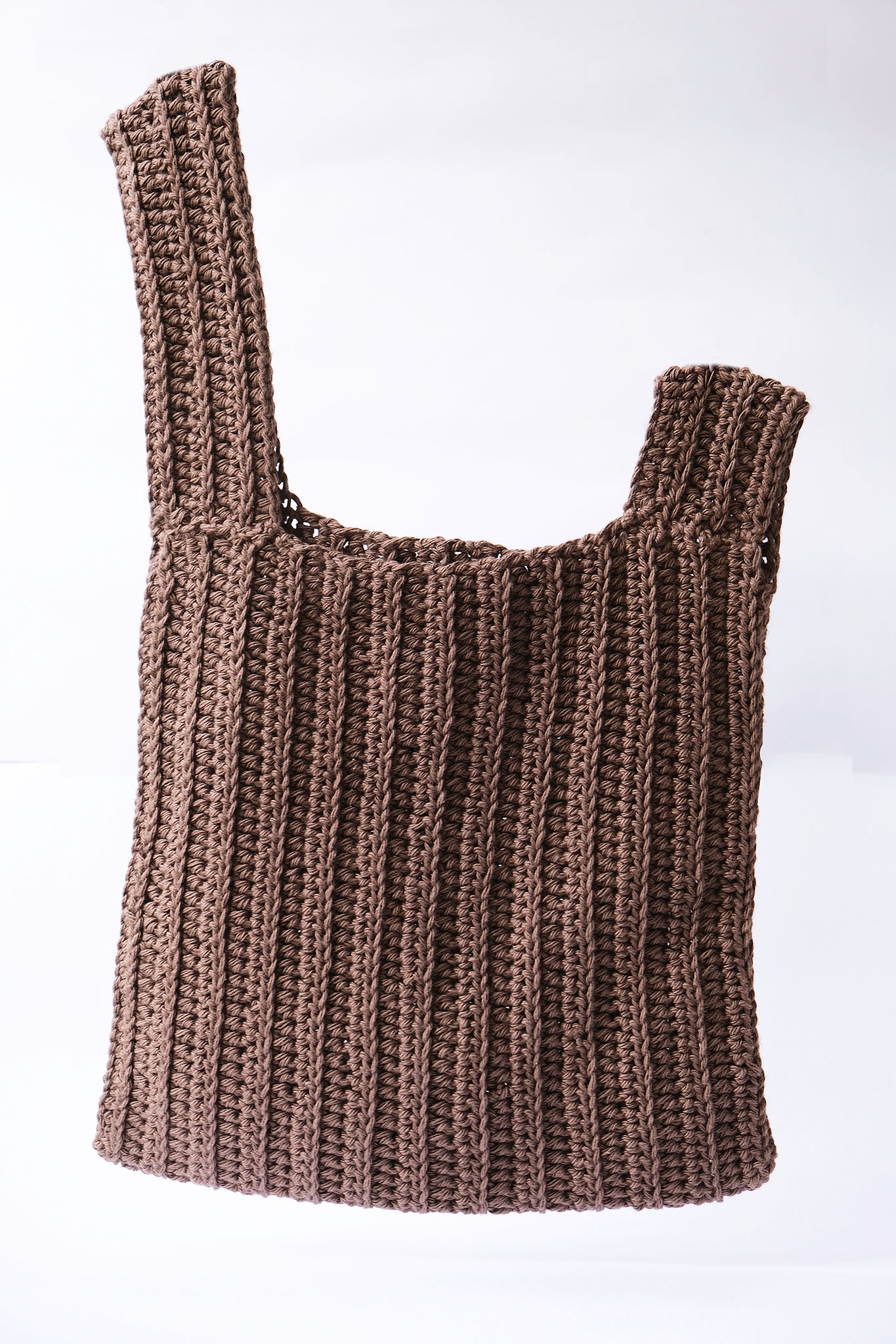 Crochet Handbag - Brown